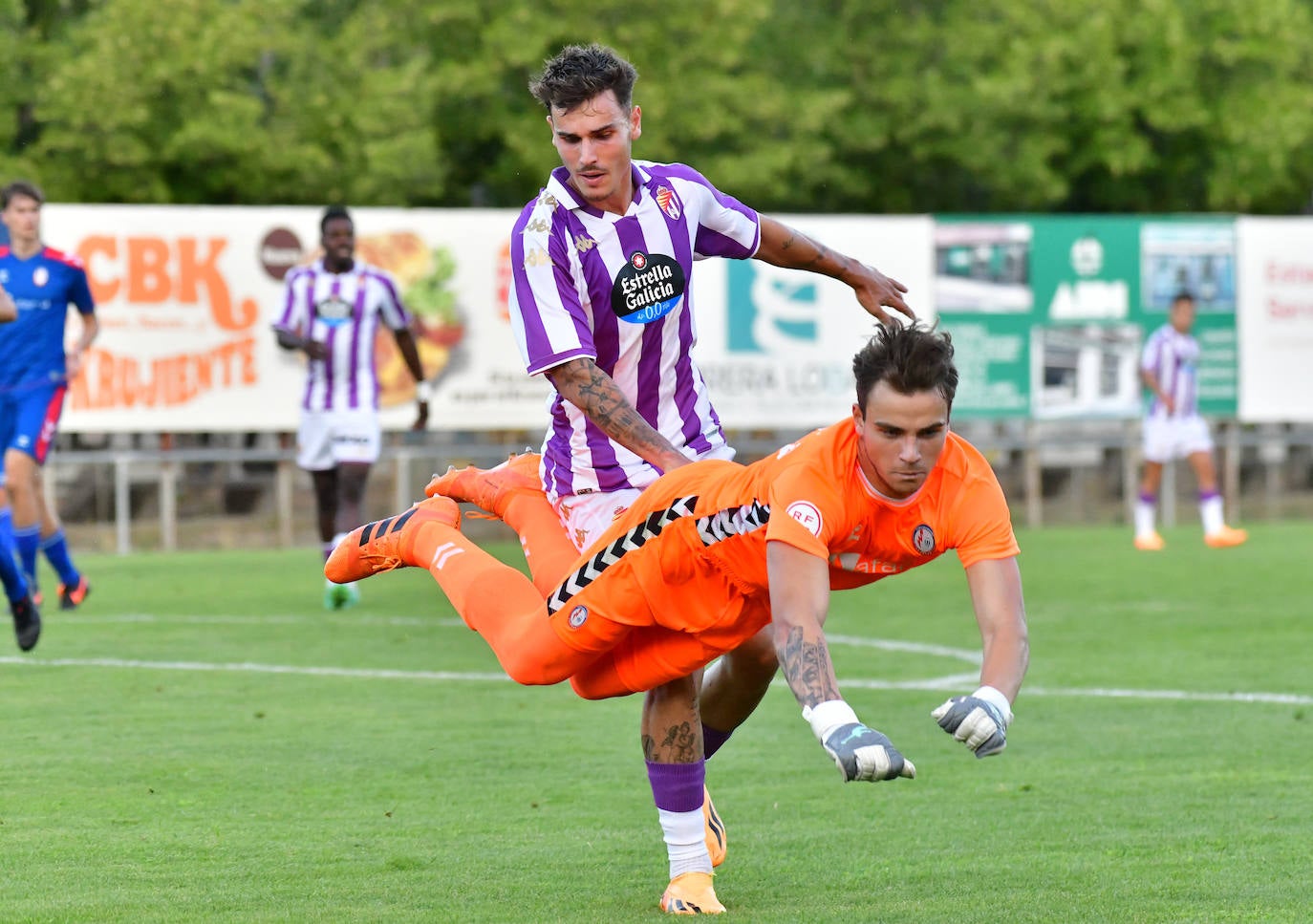 El partido amistoso del Real Valladolid en imágenes