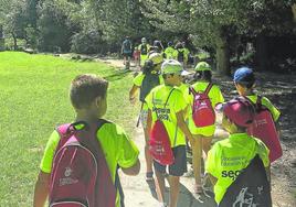 Un campamento desarrollado en la ciudad.