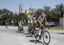 Prueba de la Vuelta a Segovia, el pasado San Pedro.