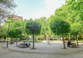 La plaza de San Bartolomé, situada en el barrio de la Victoria