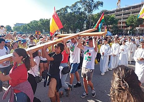Imagen secundaria 1 - Jornada Mundial de la Juventud 2023 que se está celebrando en Lisboa. 
