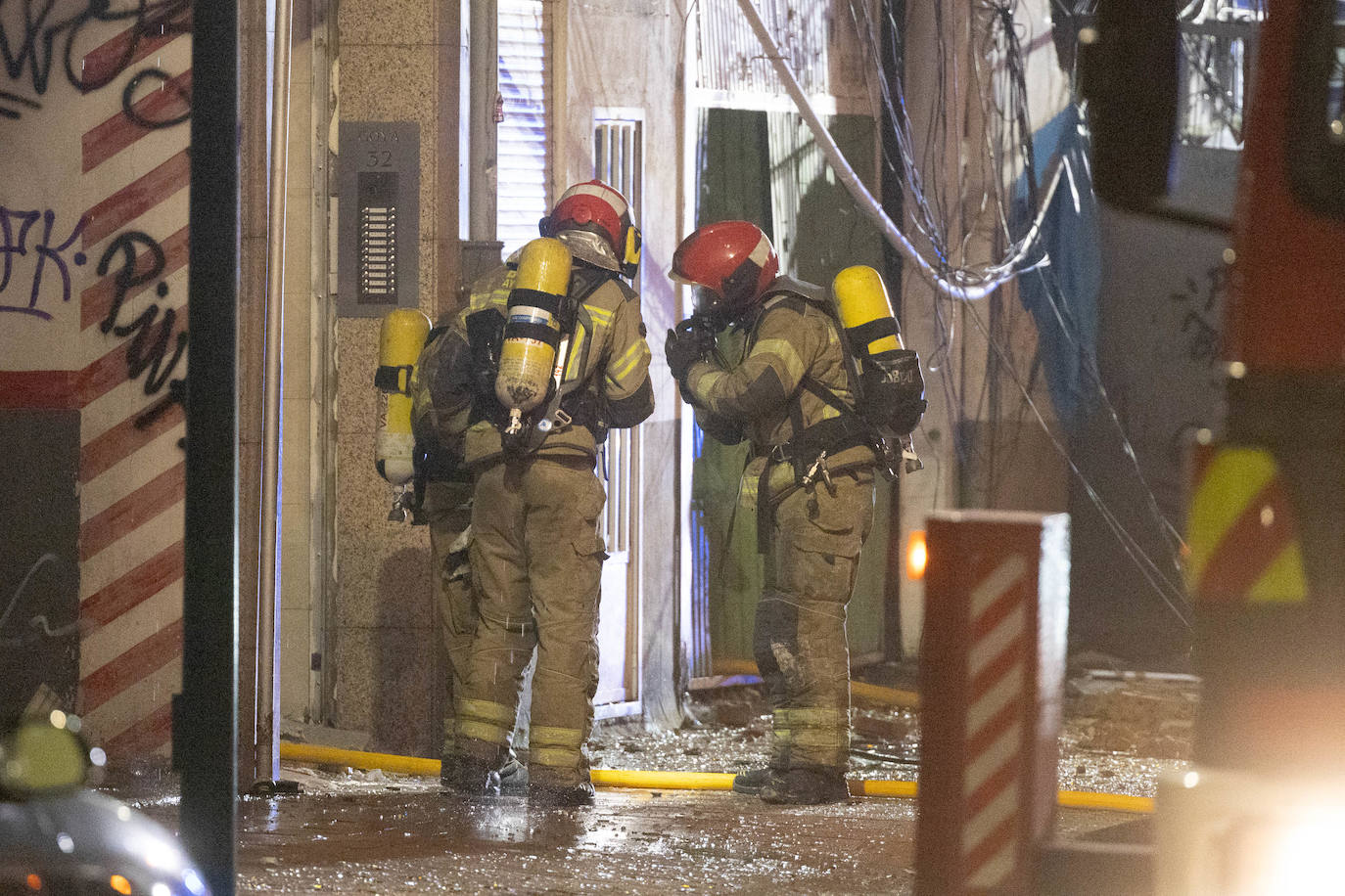 Explosión en un edificio de viviendas en la calle Goya de Valladolid