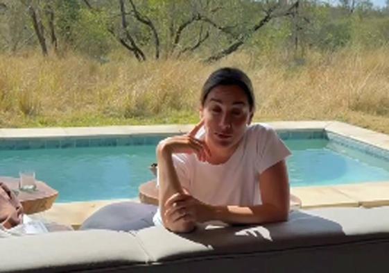 Tamara Falcó en el resort de Sudáfrica donde pasa su luna de miel.