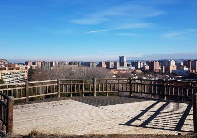 Mirador en el parque de las Contiendas.