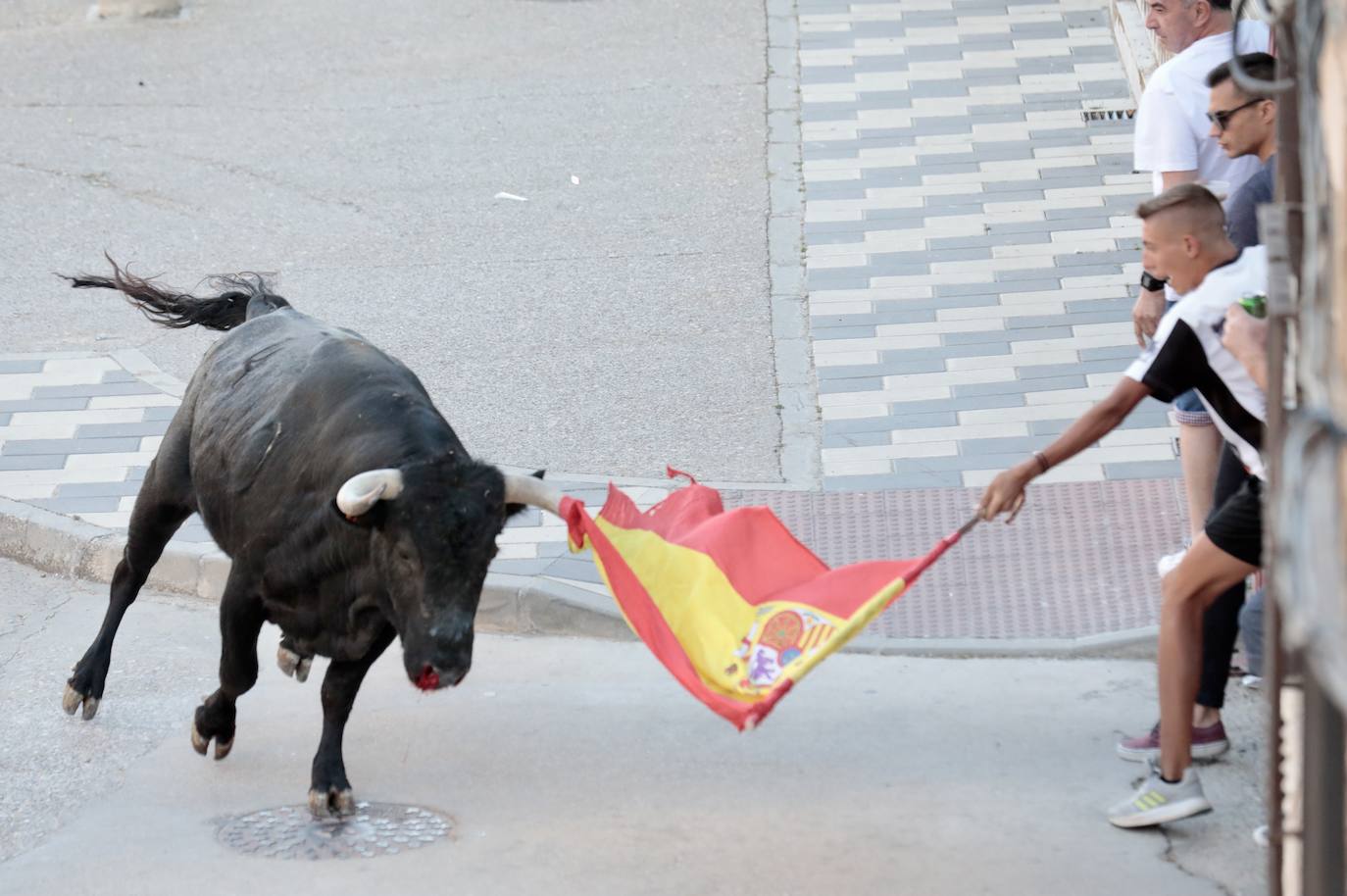 El encierro de La Seca, en imágenes