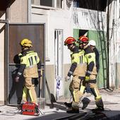 En imágenes el análisis de los bomberos en el edificio de la calle Goya