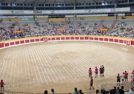 La Plaza de Toros de Íscar durante La Cagada del Manso.