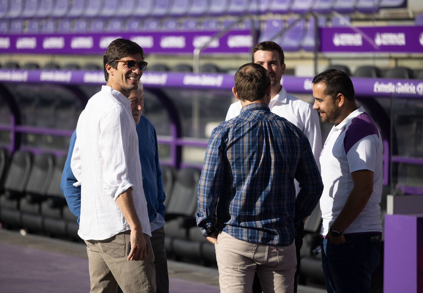 Imágenes del partido entre el Real Valladolid y el AVS Futebol portugués (1/2)