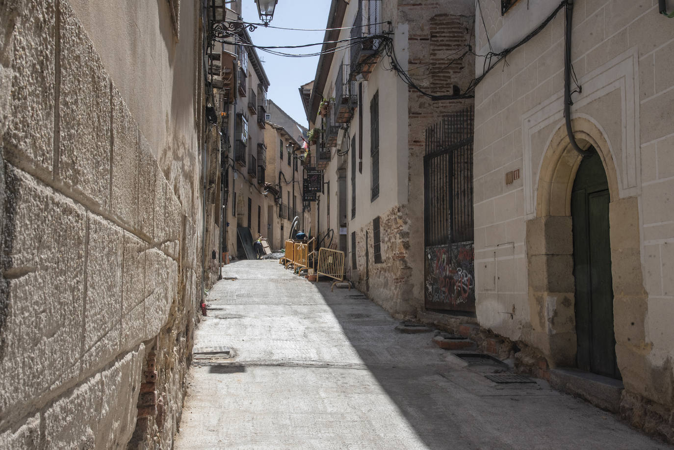 Calle Daoiz, en el centro de Segovia, donde se han producido al menos dos robos en el interior de viviendas.
