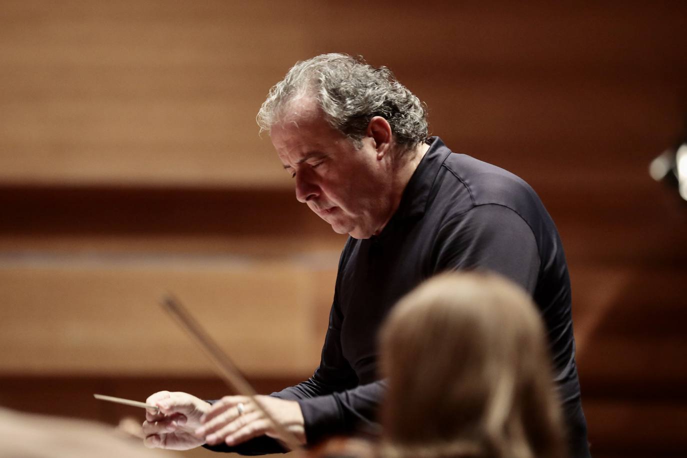 Ensayo de la Orquesta Sinfónica de Castilla y León en el Centro Cultural Miguel Delibes