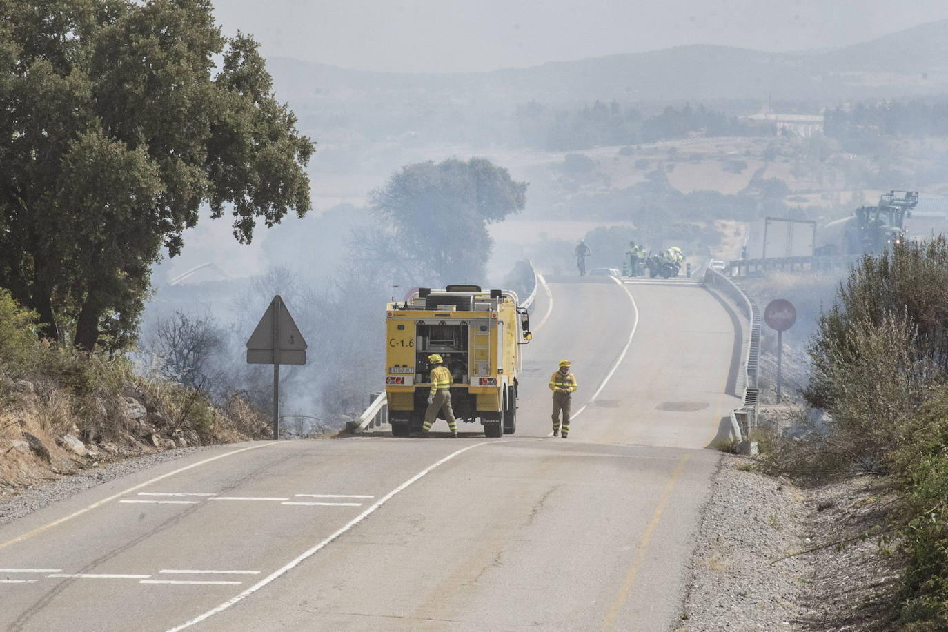 Incendio en Otero de Herreros