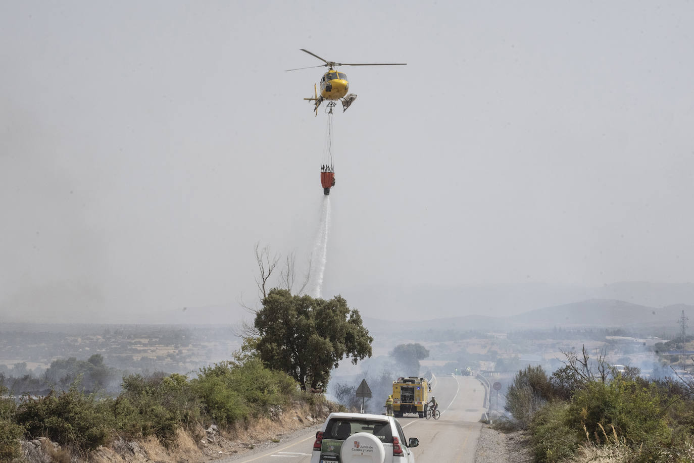 Incendio en Otero de Herreros