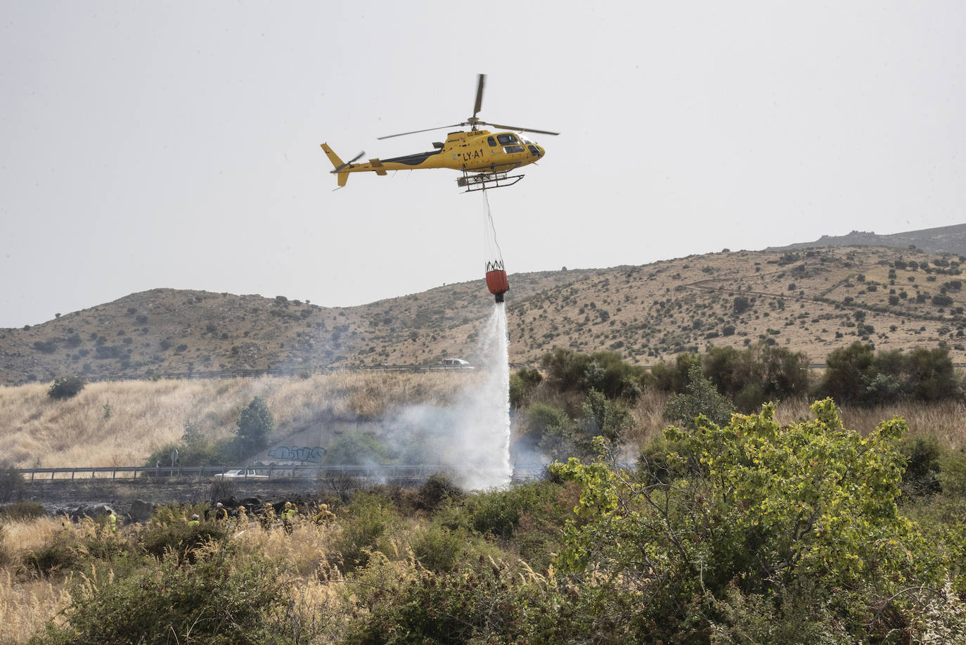 Incendio en Otero de Herreros.