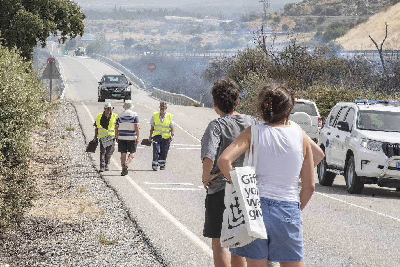 Incendio en Otero de Herreros