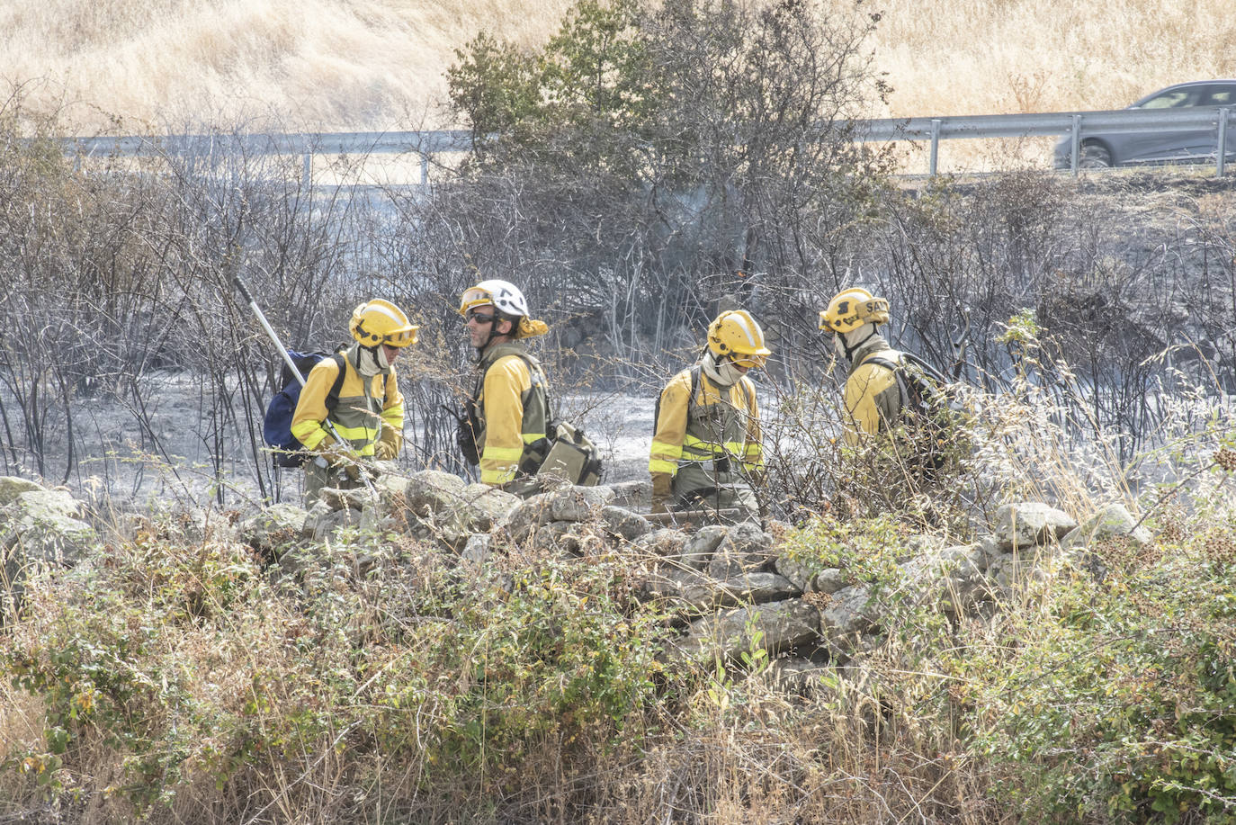 Incendio en Otero de Herreros