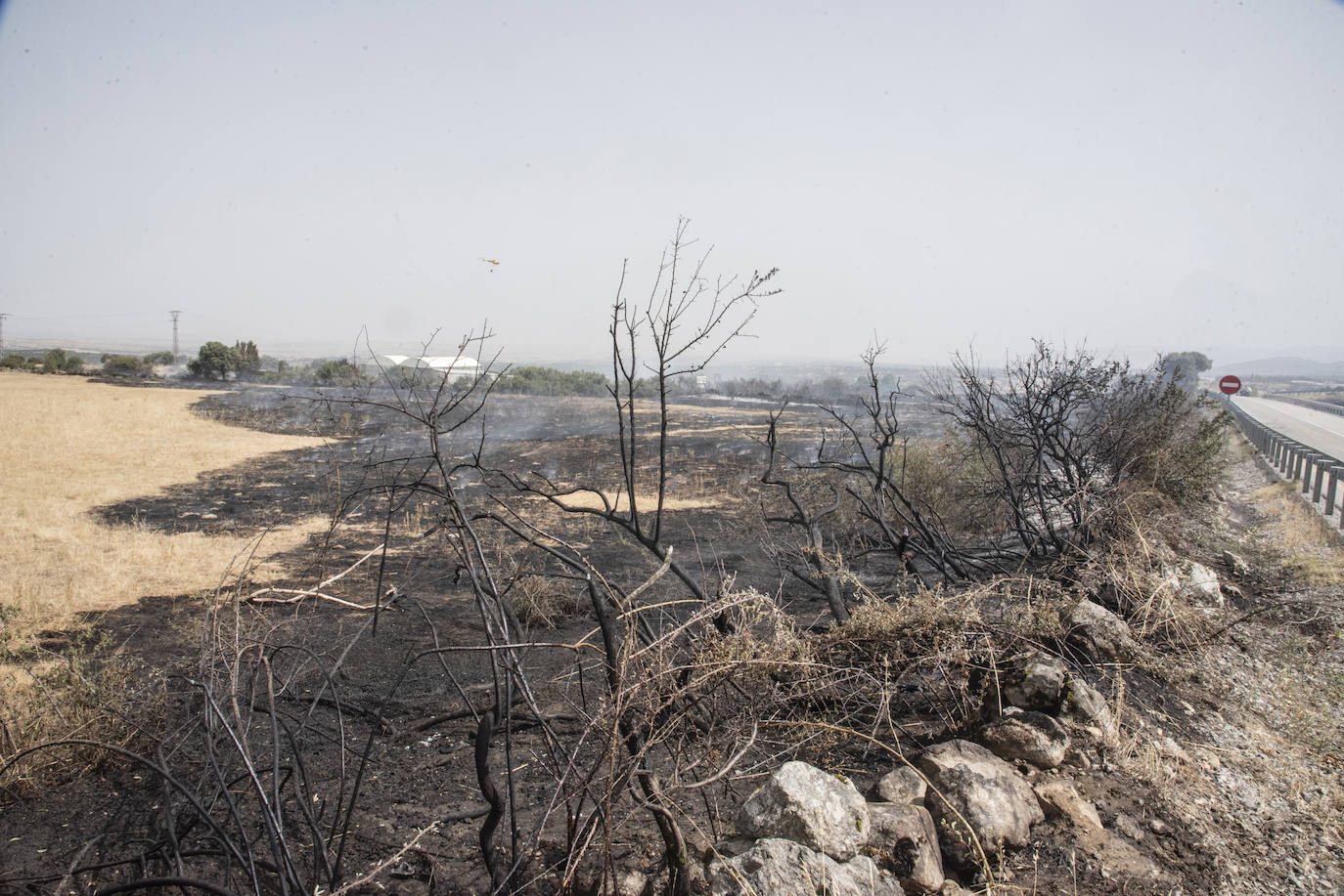 Incendio en Otero de Herreros