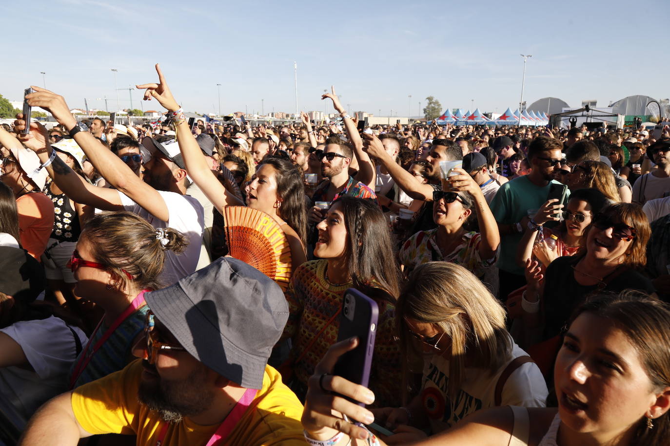 El gran ambiente de la tarde en el festival Sonorama