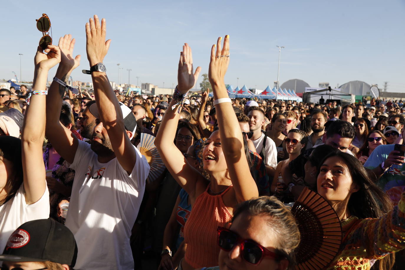 El gran ambiente de la tarde en el festival Sonorama