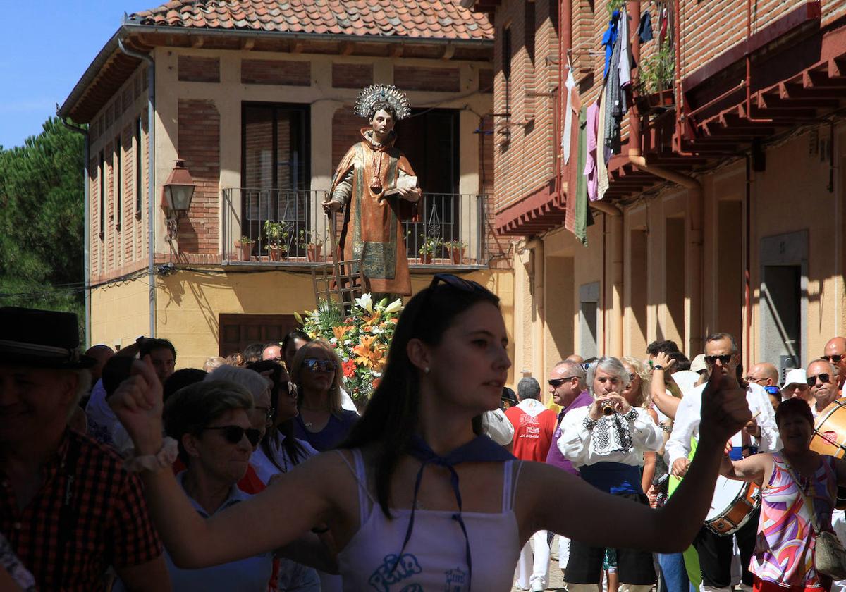 Procesión en el barrio de San Lorenzo