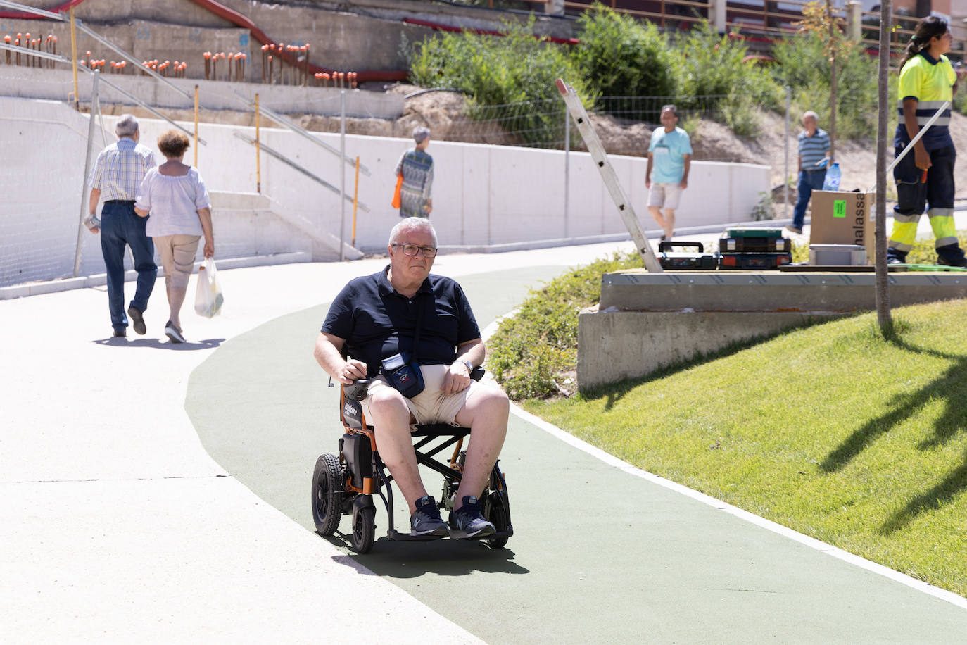 Apertura del paso peatonal bajo las vías entre Delicias y Panaderos