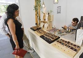 Imagen de la pasada edición de la Feria de Artesanía de San Antolín.