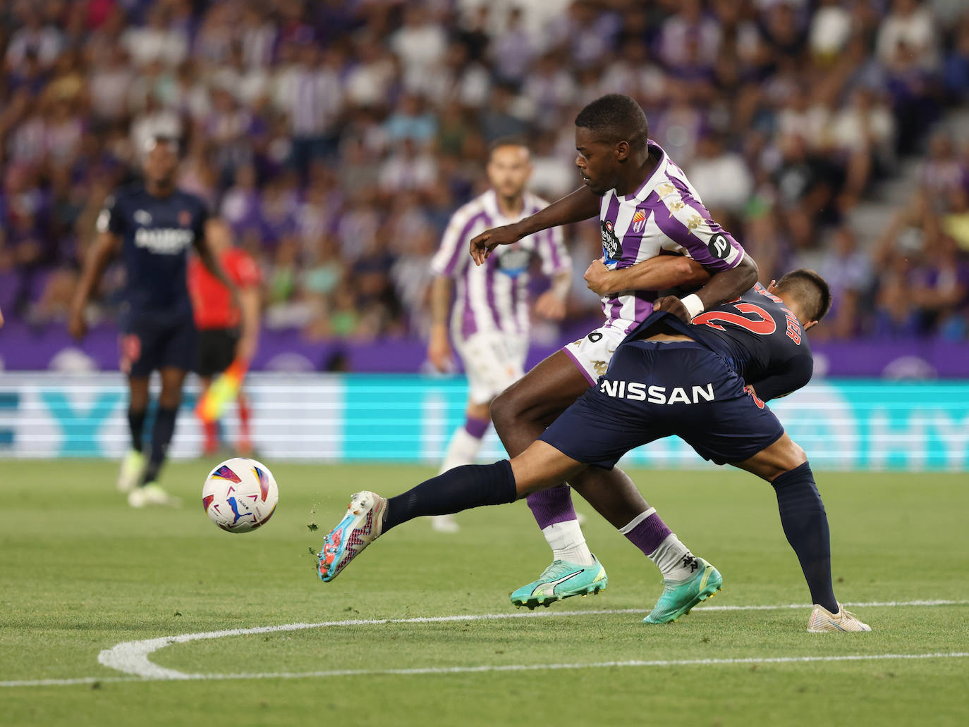 La victoria del Real Valladolid ante el Sporting de Gijón, en imágenes