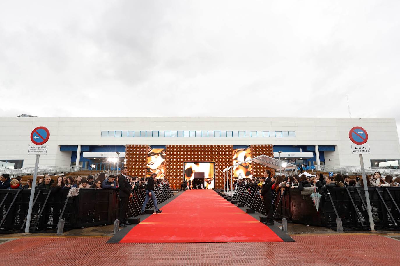 Alfombra roja de los Goya en una pasada edición, celebrada en el pabell´on Martín Carpena de Málaga.