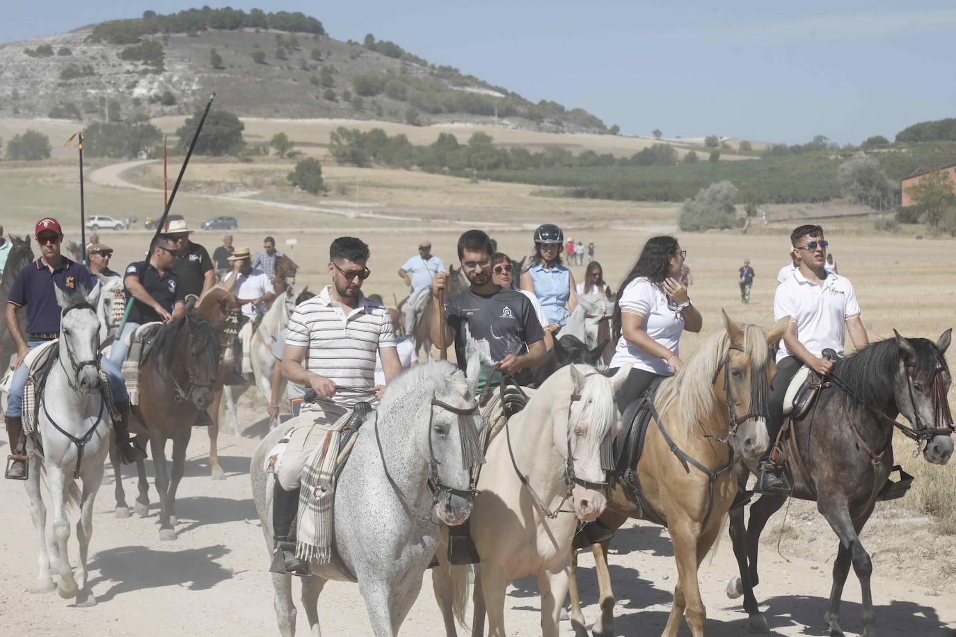 En imágenes, la trashumancia en Peñafiel a un día de comenzar las fiestas