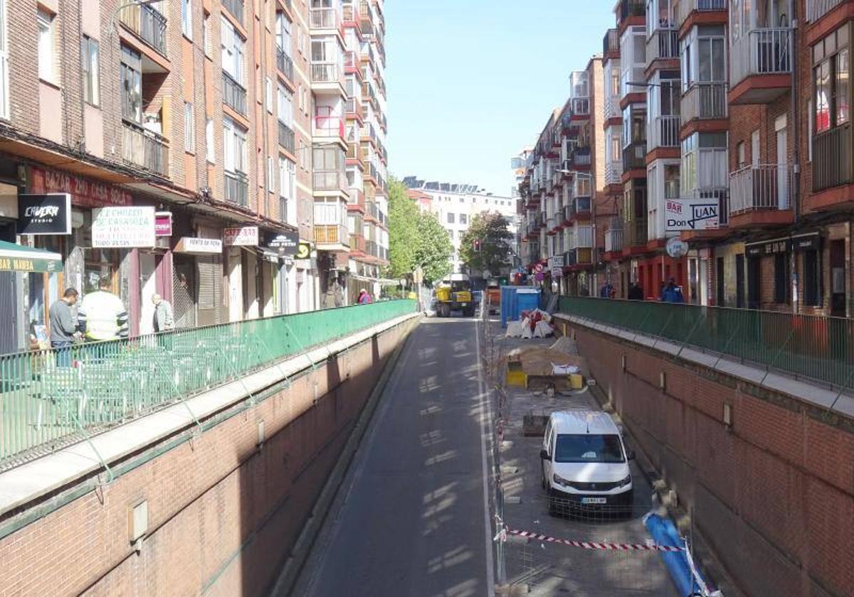 Obras en el túnel de Casasola, situado entre Vadillos y Pajarillos