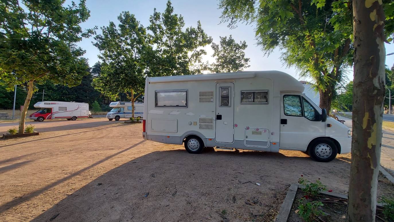 Caravanas en San Rafael.