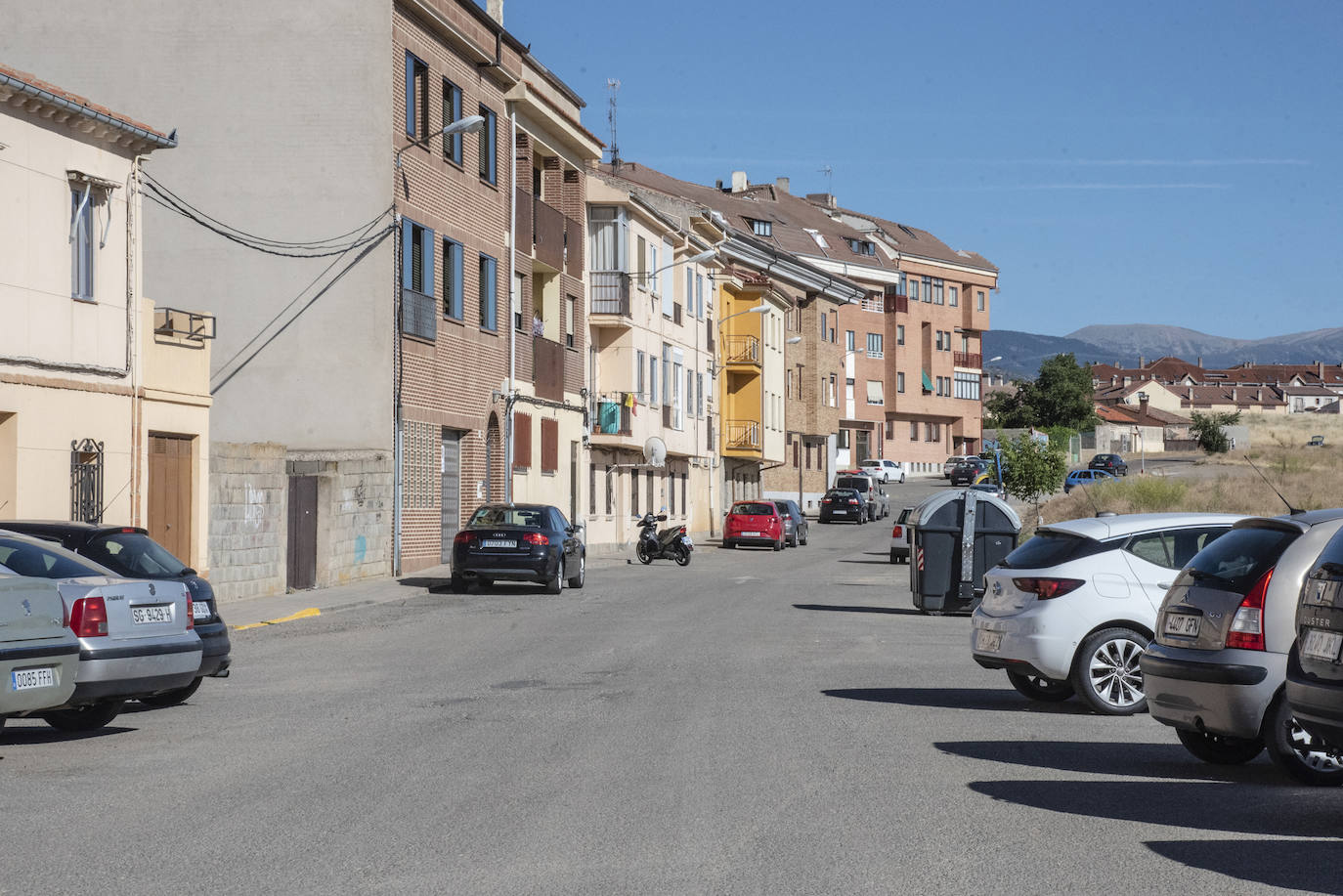 Calle en la zona de Las Lastras.