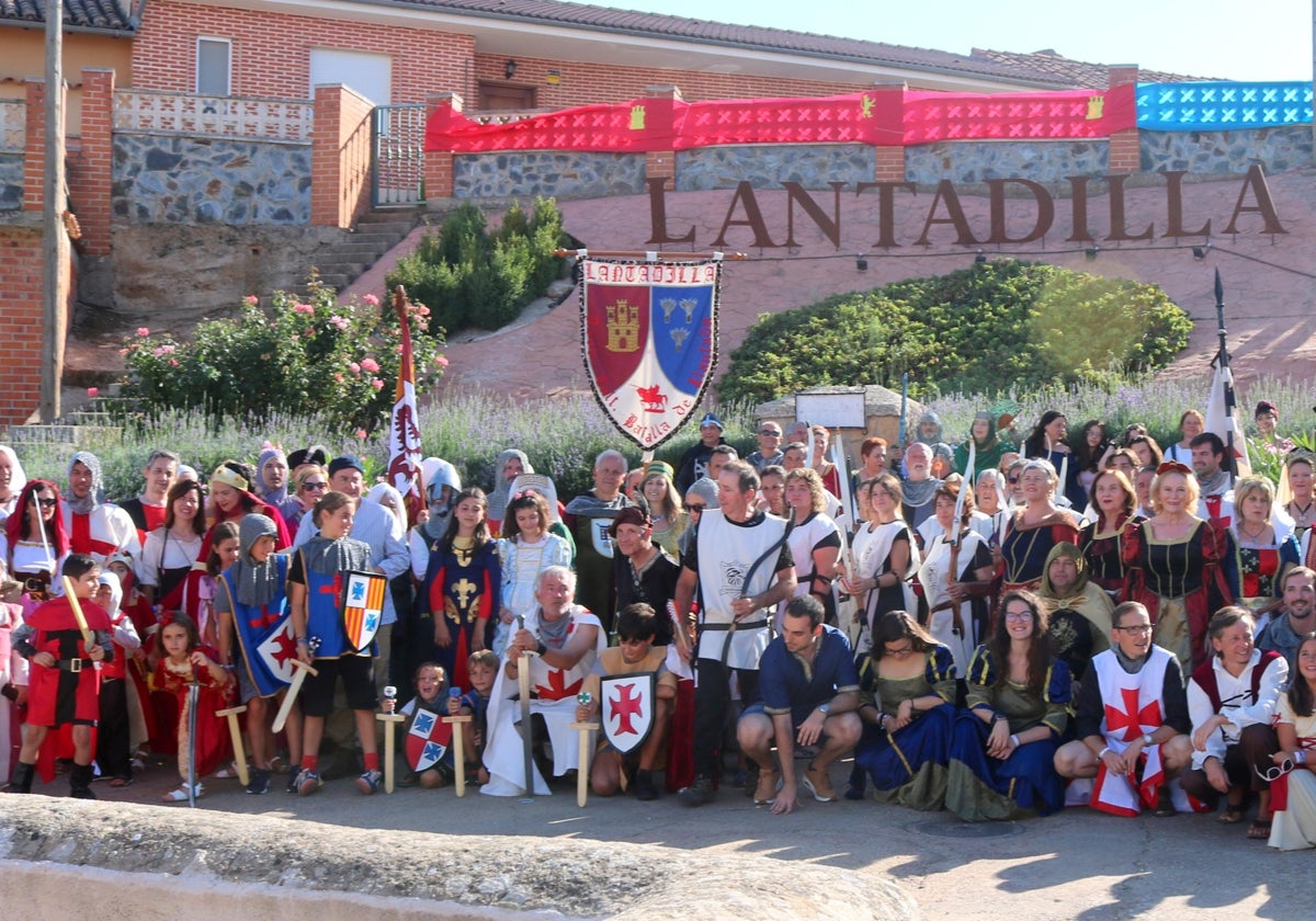 Lantadilla recrea la Batalla de Llantada