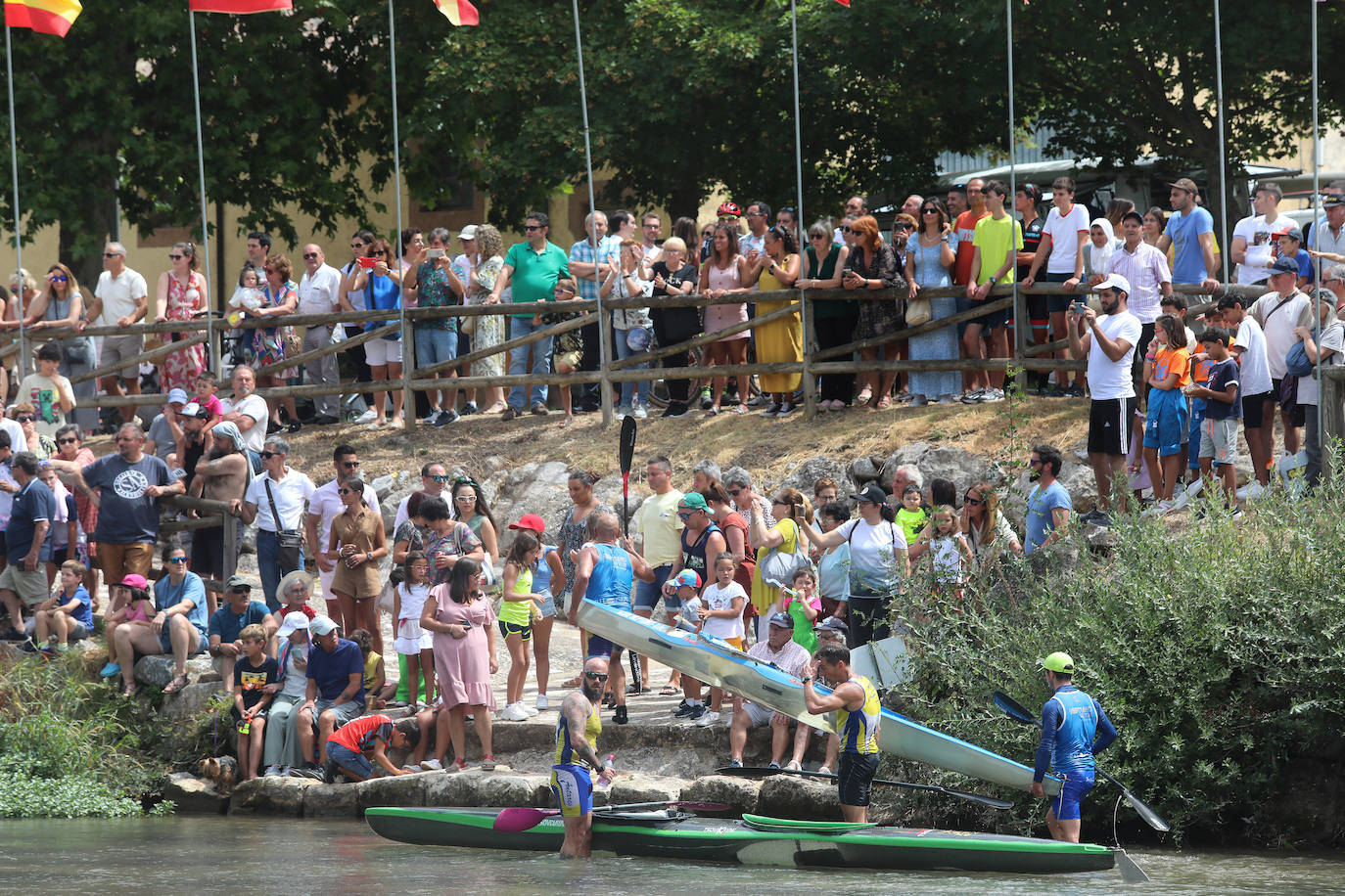 El Descenso Internacional del Pisuerga de Alar supera los 300 participantes