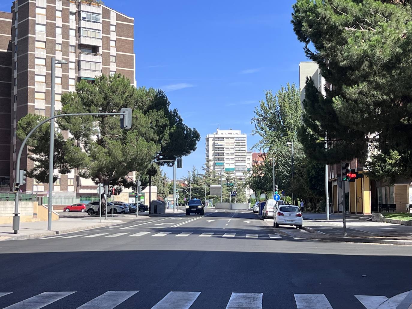 El nuevo asfalto para la etapa de La Vuelta a España en Valladolid, en imágenes