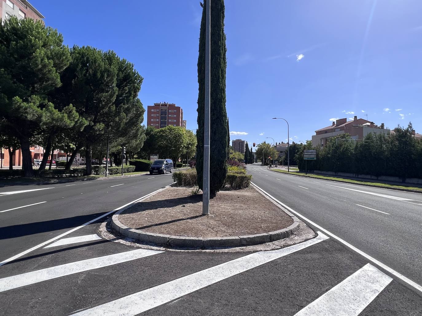 El nuevo asfalto para la etapa de La Vuelta a España en Valladolid, en imágenes