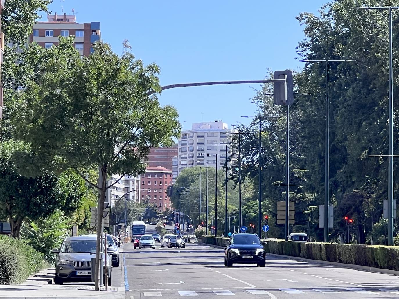 El nuevo asfalto para la etapa de La Vuelta a España en Valladolid, en imágenes