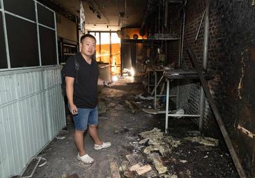 Incendio en un restaurante: «Nos toca empezar de cero, teníamos el local reformado»