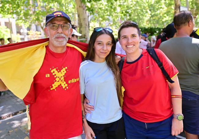 Luis García, Alba Hernández y Beatriz García.