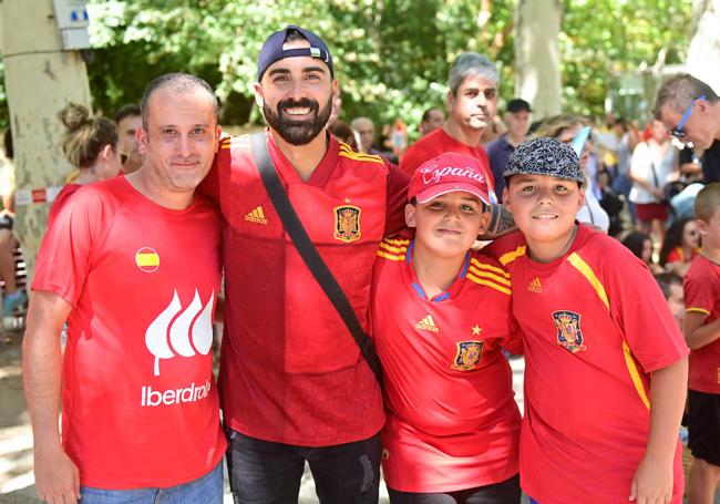 Francisco de la Rosa, Rubén Misiego, Nicolás Misiego y Adrián Misiego.