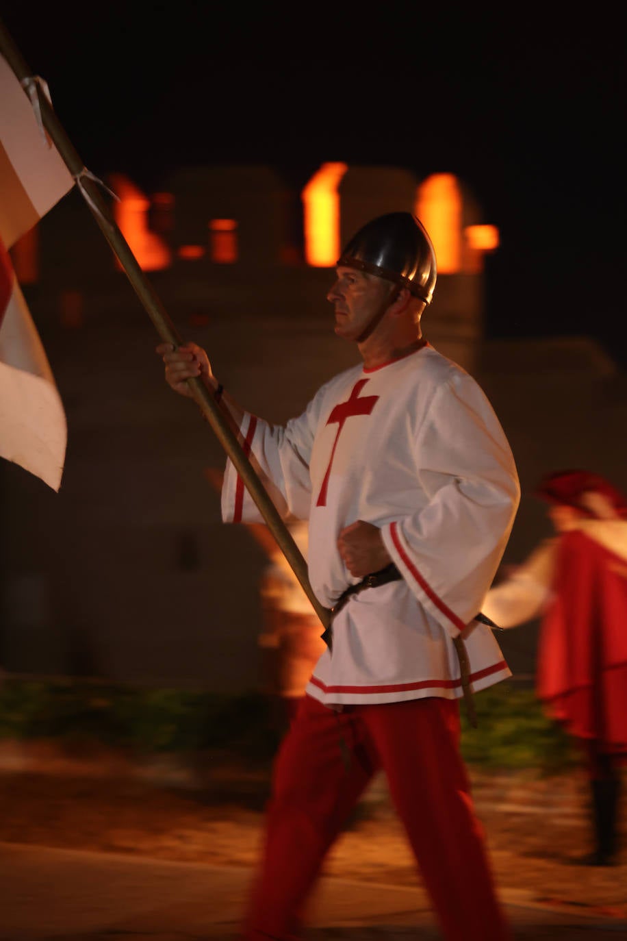 Desfile de antorchas en la Feria Renacentista de Medina del Campo