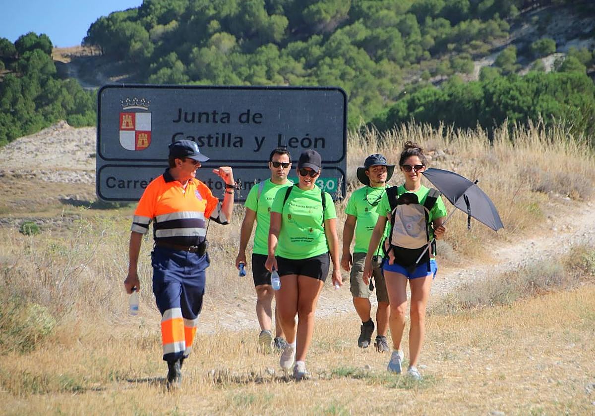 Baltanás y Hornillos marchan para ayudar a los desfavorecidos
