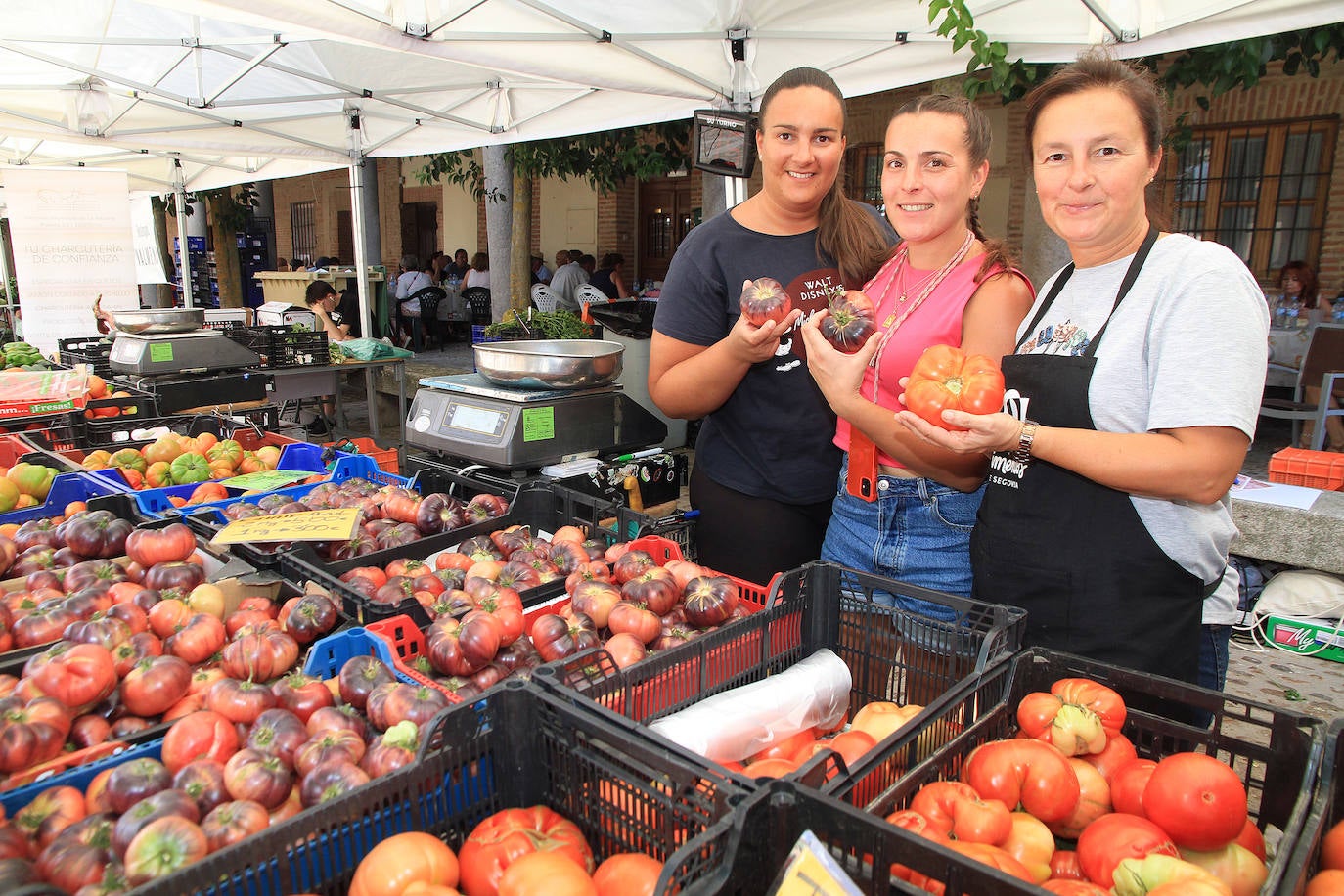 Feria del Tomate de Martín Muñoz de las Posadas en una edición anterior.