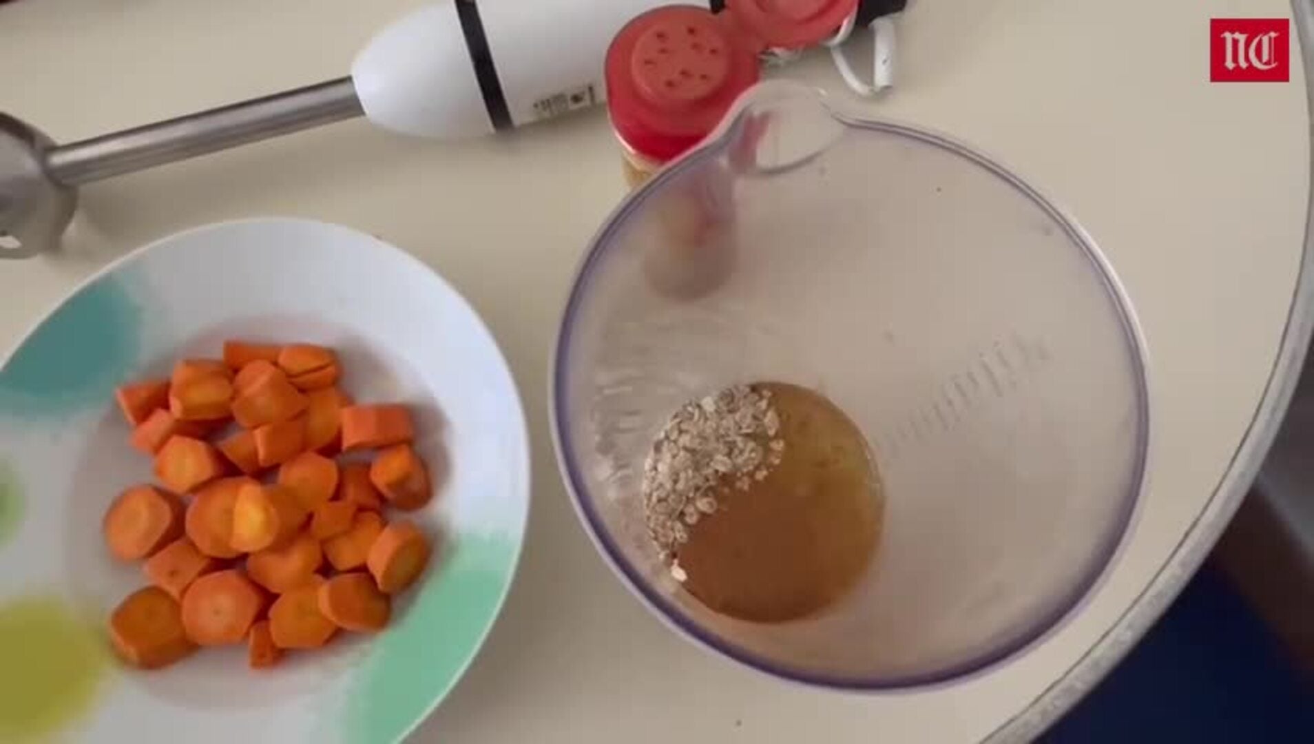 Receta rápida de magdalenas caseras de zanahoria sin azúcar