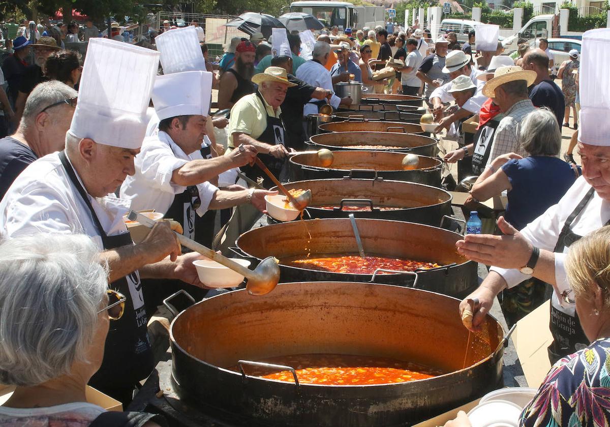 Preparación de los judiones de La Granja.