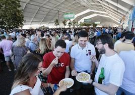 Casetas regionales en las fiestas de la Virgen de San Lorenzo 2022.