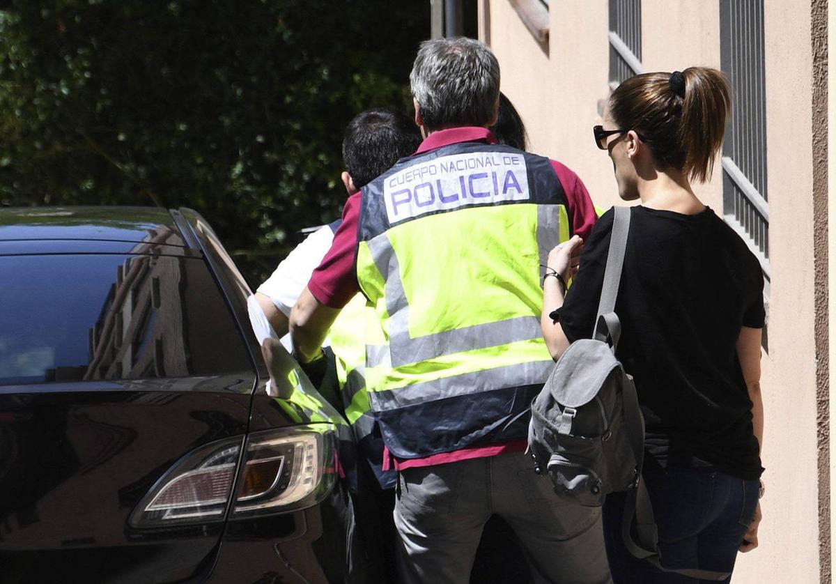 Detención del violador del ascensor en Segovia en 2017.