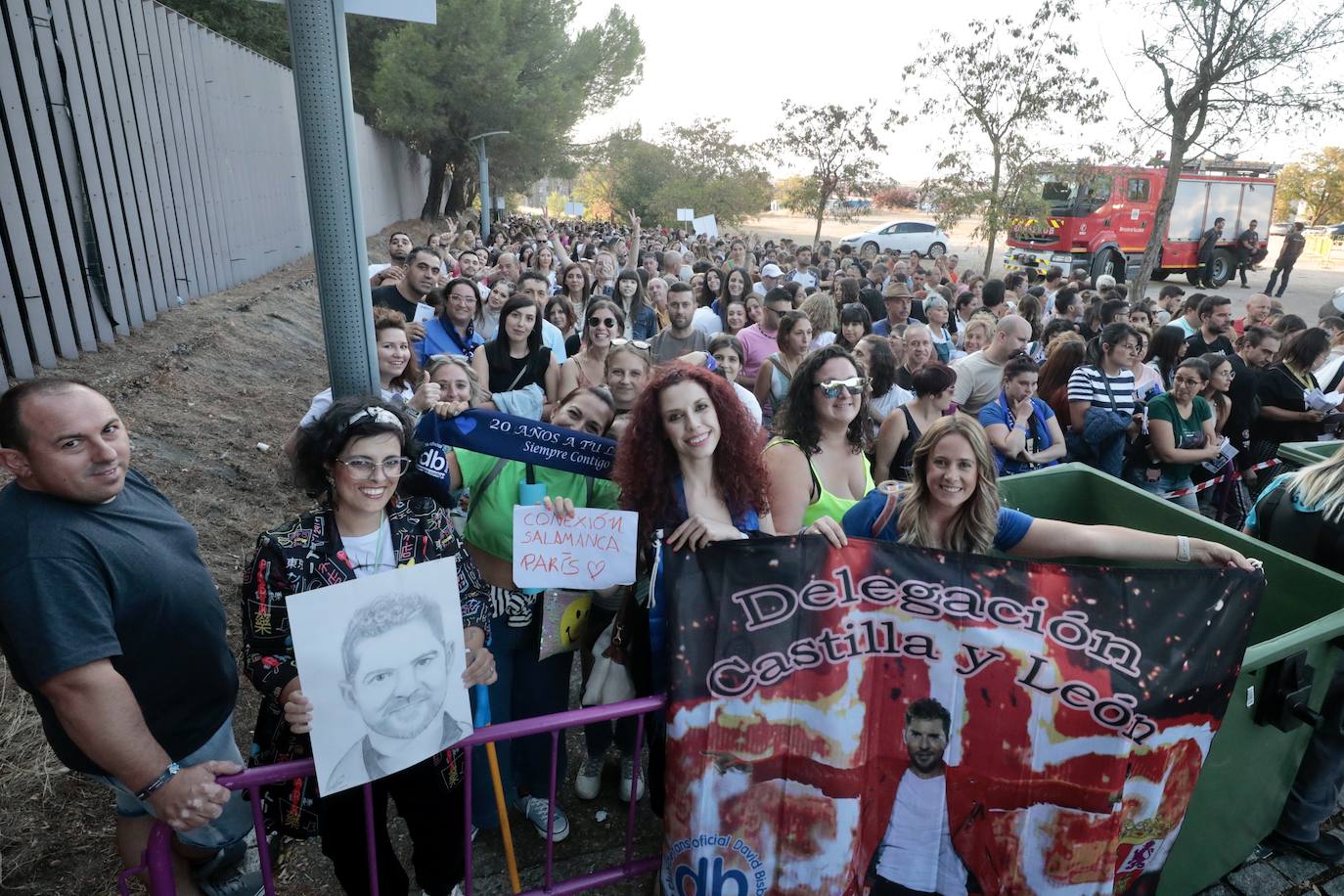 El concierto del cantante David Bisbal en Medina del Campo, en imágenes