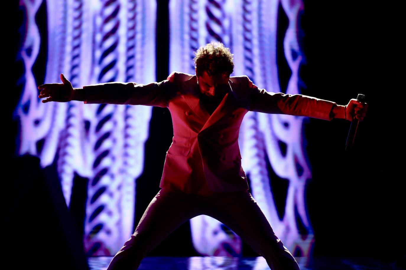 El concierto del cantante David Bisbal en Medina del Campo, en imágenes