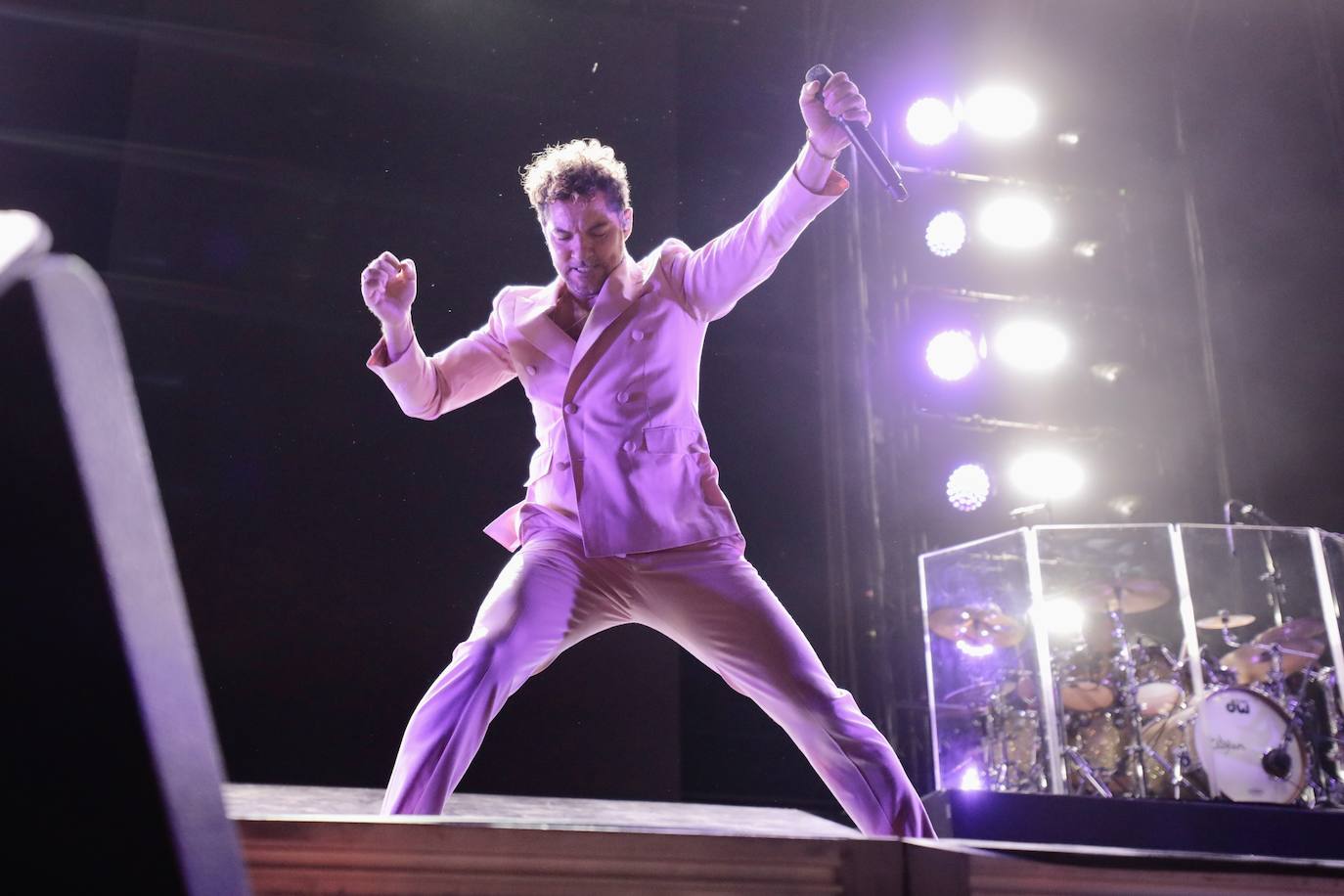 El concierto del cantante David Bisbal en Medina del Campo, en imágenes