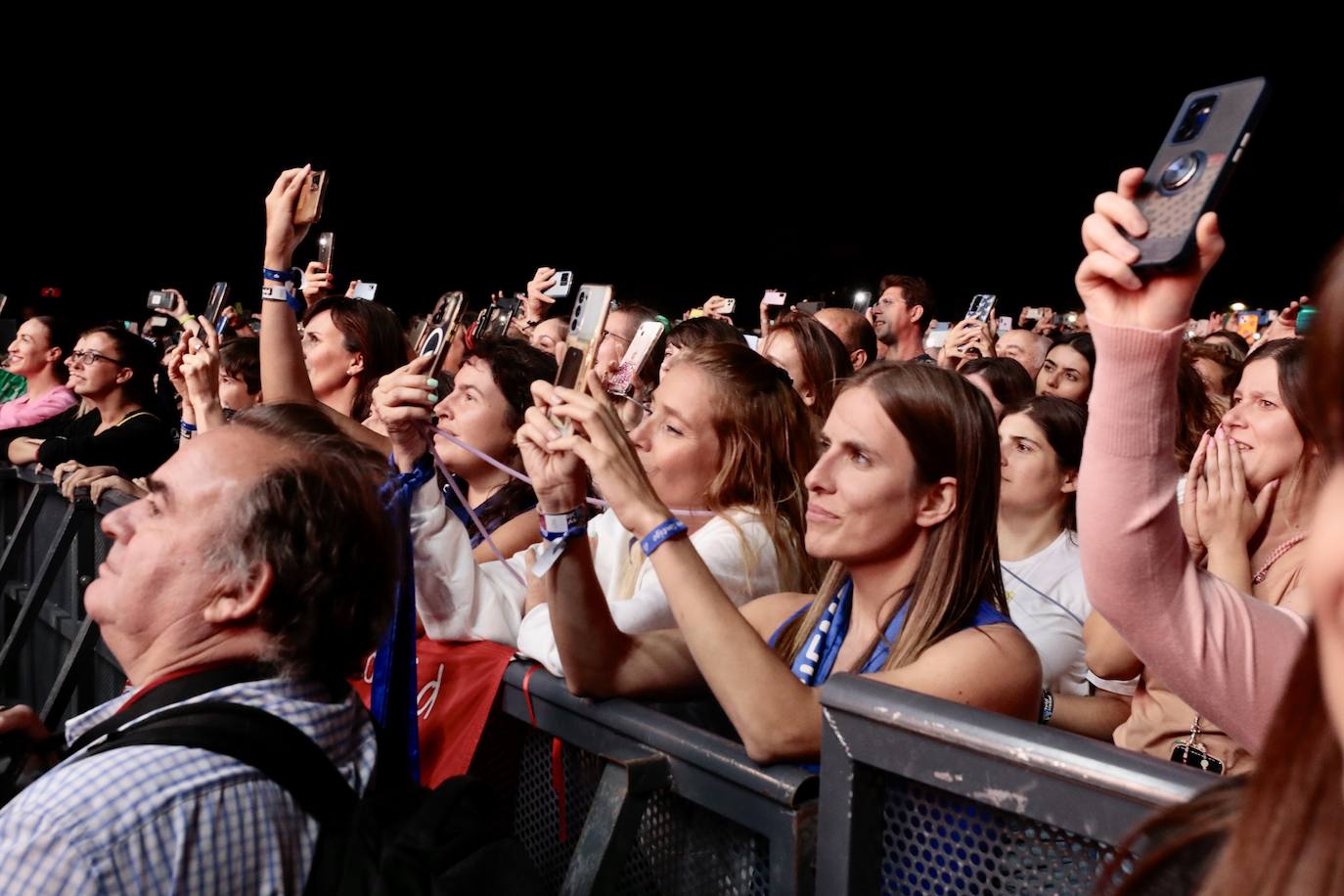 El concierto del cantante David Bisbal en Medina del Campo, en imágenes
